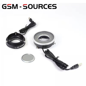 GSM-SOURCES Adjustable LED Polarized Lamp for Microscope 