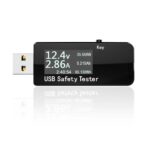 USB CHARGER TESTER BLACK