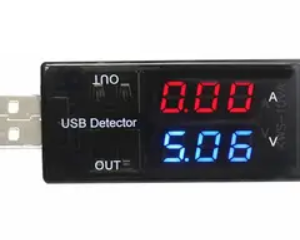 usb charger two display