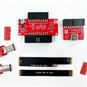 Support Easyjtag BGA254 Black socket modify ICfriend FPC ISP cable (FOR OLD USER HAVE ENCRYPTION CHIP)(V2) with 2 flex cables