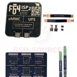 F64 UFS HSG1 FPC V2 Cable + F64 EMMC FPC V2 Cable Set & Flash 64 UFS & EMMC ISP V2 Adapter with Flex Cable Set&Flash 64 BGA ISP Board
