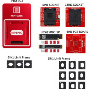 MiPi Pro Box + NB-UFS-5IN1 (254 / 153 / 297) Adapter + NB-EMMC-13-in-1 Adapter + 4-in-1 PCB Board + ISP Cable