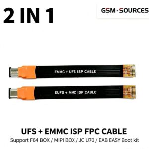 EMMC + UFS ISP Cable (2-Piece / Set) for Flash 64 UFS & EMMC ISP V2 Adapter