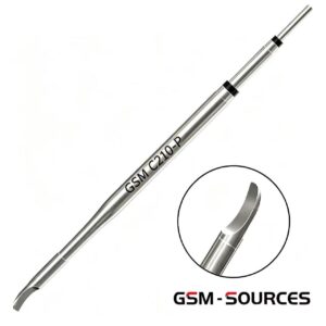 GSM C210-P Curved Soldering Iron Tip for Multi-Pin FPC Cables Soldering Repair