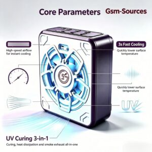 FF-01 3-in-1 UV Curing Cooling Fan